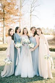 Sophisticated Blue Ivory Wedding Elizabeth Anne Designs The Wedding Blog Blue Ivory Wedding Light Blue Wedding Pastel Bridesmaid Dresses