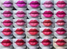 this epic chart of 97 lipsticks will make finding your new