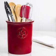 Check spelling or type a new query. Palais Essentials Ceramic Utensil Crock Utensil Holder Red Medallion Buy Online In Angola At Angola Desertcart Com Productid 187236566