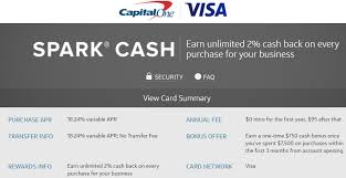With these cards, you don't have to juggle multiple spending categories, and earning 2% back for. Capital One Spark Cash Visa Business Card Earn 12 On 7 500 Spend Miles To Memories