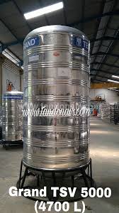 Toren air hadir dengan berbagai jenis dan ukuran dari kapasitas air 300 liter, 500 liter, 1000 liter bahkan ada yang sampai 5000 liter. Tangki Air Grand Tangki Air Stainless Steel Grand Tandon Air Stainless Steel Grand Tsv 5000 4700 Liter Tangki Kualitas Terbaik Jual Tandon Tangki Air Murah Surabaya Plastik Stainless