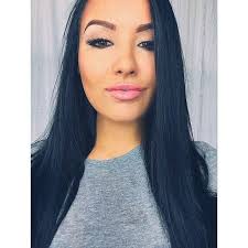 Blue Black Wearing My Bellamihair Lilly Extensions In Jet Black Use Beautybox For Off Jet Black Hair Hair Color For Black Hair Colored Hair Tips