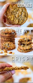 The Best Chewy Cornflake Cookies Recipe Recipe Cookies Homemade Dessert Cornflake Cookies American Cookies Recipe Cornflake Cookies Recipe