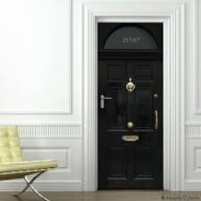 Stickers Porte London Trompe L Oeil De Porte Londres Porte Londonienne Adhesif De Porte Decoration De Porte Stickers Porte Fausses Fenetres Porte Noire