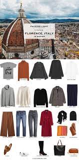 What To Pack For Florence Italy In Winter Italy Outfits Florence Packing List Italy Winter