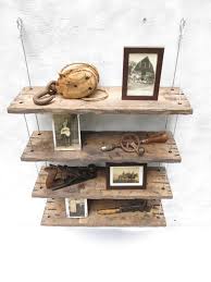 Rustic Shelves Distressed Shelf Barn Wood By Designershelving 229 00 Rustic Wooden Shelves Rustic Shelves Wood And Metal Shelves