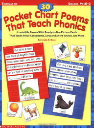 amazon com 30 pocket chart poems that teach phonics