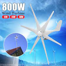 Maybe you would like to learn more about one of these? 800w 6 Blades 12v 24v 48v Horizontal Wind Turbine Generator Residential Garden Shopee Malaysia