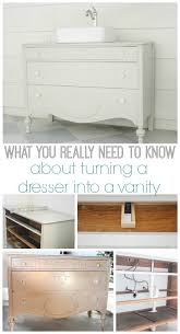 Do you remember the antique furniture piece i got at the habitat store for $50 back in september? How To Make A Dresser Into A Bathroom Vanity The Nitty Gritty Lovely Etc
