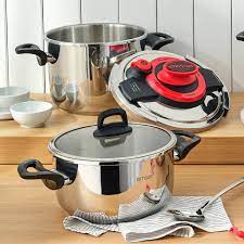 Hisar neptün gold 6 lt düdüklü tencere. Emsan Montana Siyah Kirmizi 4 6 Litre Duduklu Tencere Seti Karaca Home