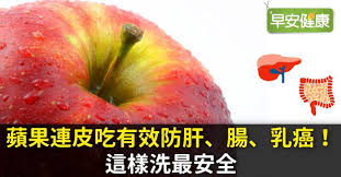 蘋果連皮吃有效防肝 腸 乳癌 這樣洗最安全 fruit apple eat
