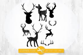 Download Deer Silhouettes Deer Silhouette Silhouette Svg Silhouette Design Studio PSD Mockup Templates