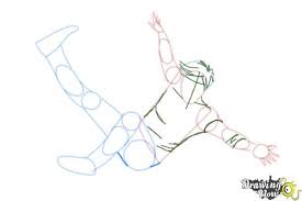 How To Draw A Person Falling Step 9 Person Drawing Person Falling Drawings