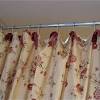 Waverly home classics jacobean floral felicite creme window curtain panel. 1