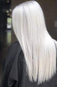 Easy Hairstyles Hair Style Step By Step Haircuts For Straight Hair With Bangs Silver Blonde Hair Icy Blonde Hair Straight Hairstyles