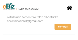 Sekiranya anda berbuat demikian, kata laluan tidak akan disegerakkan, dan tidak akan dapat log masuk sama sekali. Bantuan Ebiz Jupem