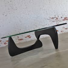 Eames molded plywood coffee table herman miller Vintage Noguchi Coffee Table In Black Warehouse 414