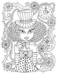 Whether your child needs to fine tune his motor skills or simply wants a break from the daily homework grind (or both), our coloring worksheets will do the trick. Steampunk Girls Coloring Book For All Ages Fun Quirky Cute Digi Stamps Digital Jpg Cardmaking Coloring Books Coloring Book Art Cute Coloring Pages