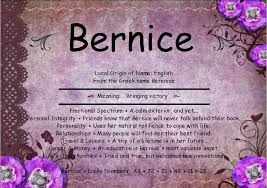 All About Bernice Name Names With Meaning Name Origins Greek Names
