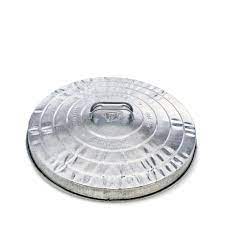 Globalindustrial.com has been visited by 100k+ users in the past month 10 Gallon Galvanized Trash Can Lid Replacement Steel Lid