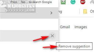 Personally, i wouldn't do that because i depend on chrome for these features, and i use them daily. How To Delete Chrome Address Bar Suggestions With Mouse Majorgeeks