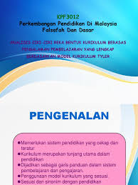 Pendidikan yang bermutu,pendidikan yang berakreditasi,dan sebagainya jadikan jawabanku yang terbaik. Ciri Ciri Reka Bentuk Kurikulum Berasas Pengalaman Pembelajaran Yang Lengkap Berdasarkan Model Kurikulum Tyler