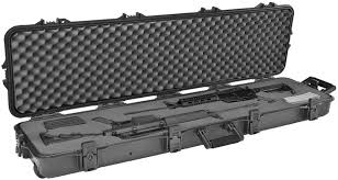 You'll get the same traveling protection for your prized firearms that military, law. All Weather Double Scoped Rifle Case 54 Black Handle Amazon De Sports Outdoors