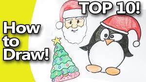 Sketch the suitable strokes you will be using in forming triangular shape christmas tree. Top 10 How To Draw Christmas With Doodledrawart Youtube
