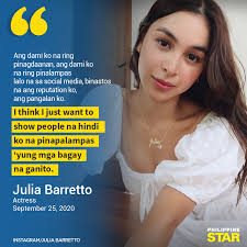 Julia Barretto headed to the National Bureau of Investigation (NBI)  Cybercrime Division