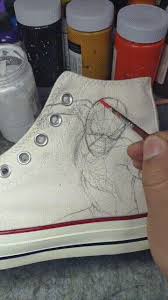 Pin By Garnet Wishart On Future Bucket Shoe Art Spiderman Amazing Art