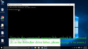 Microsoft's bitlocker encryption always forces you to create a recovery key when you set it up. Unlock Bitlocker Drive From Command Prompt Without Recovery Key Youtube