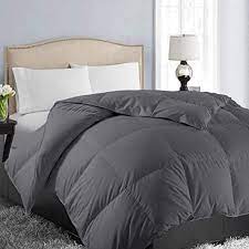 Amazon.com has a wide selection of bedding comforters at great prices to help make your house a home. Amazon Com Easeland All Season King Size Soft Quilted Down Alternative Comforter Reversible Duvet Insert With Corner Tabs Winter Summer Warm Fluffy Hypoallergenic Dark Grey 90x102 Inches Kitchen Dining