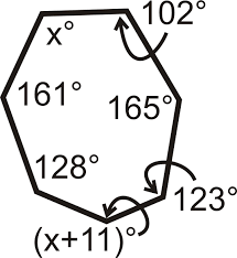 The measure of an exterior angle of a regular polygon is 2x, and the measure of aninterior angle is 4x. Interior Angles In Convex Polygons Read Geometry Ck 12 Foundation