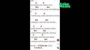 Arief Rembulan Malam Cord Guitar Youtube