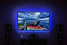 Led Tv Backlight 2m 6 56ft Rgb Neon Accent Led Lights Strips For 40 To 60 In Hdtv Neon Light Bias Lighting With Remote Led Bulbs Tubes Aliexpress