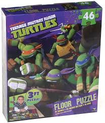 The best puzzles of ninja turtles jigsaws. Teenage Mutant Ninja Turtles Floor Puzzle 46 Pieces Amazon Ca Home