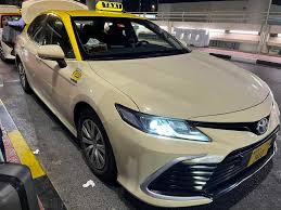 Toyota Camry hybrid taxi in Dubai with 630,000km