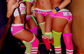 A rave (from the verb: Sexy Raver Girls 5 Edm Arena