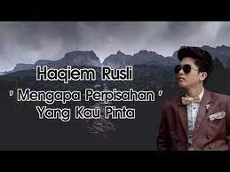 Nov 04, 2020 · lyrics mengapa perpisahan yang kau…. Haqiem Rusli Mengapa Perpisahan Yang Kau Pinta Lirik Youtube