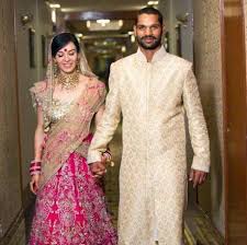 7 Hottest Indian Cricket Wags Shikhar Dhawan Indian Groom Wear Indian Celebrities