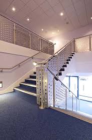 Drawing has got 2 types of railing, one in ms pipe railing with ms handrail and another in rcc wall with ms pipe handrail. Laser Cut Balustrades Design Installation Canal Architectural