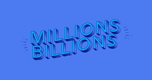 Billion is a very large number that is 1 followed by 9 zeros. Millions Billions And Other Large Numbers