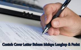 Contoh cover letter untuk resume dalam bahasa melayu. Contoh Cover Letter Bahasa Melayu Lengkap Padat