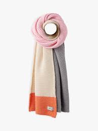 In a reversible colour block design for more ways to wear. Joules Annis Colour Block Knitted Scarf Orange Multi Color Block Scarf Scarf Knitting Patterns Knitted Scarf