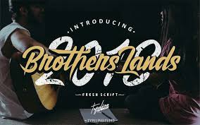 So you can use these fonts for your logos, clothing, banners, posters, or even youtube thumbnails! Brother Lands Script Font Free Download Dafont Free