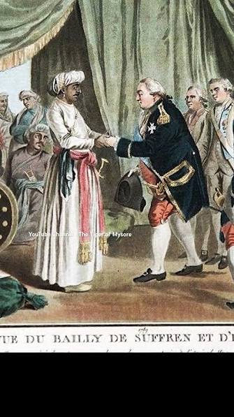 Hyder Ali Met Admiral Suffren #tipusultan #hyderali #mysore #history #tippusultan