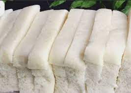 Tumpuk roti tawar yang polos di atasnya. Resep Roti Tawar Kukus Tanpa Telur
