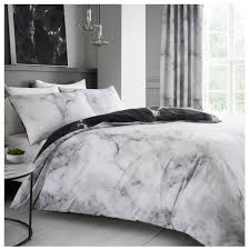 Gaveno Cavailia Luxurious Marble Bed Set With Duvet Cover And Pillow Cases Polyester Cotton White Single Am Marble Bed Set Marble Duvet Cover Duvet Bedding