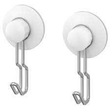 These small suction cup hooks come in four different colors, so you assign each person their own specific shade. Towel Racks Home Garden 2 Ikea Suction Hooks Suction Cup Sucker Hook Lever Suction Hook Lever Hook Without Drilling