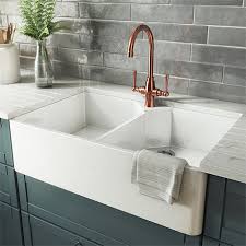 Check spelling or type a new query. Rangemaster Double Bowl Belfast Kitchen Sink Ceramic Sinks